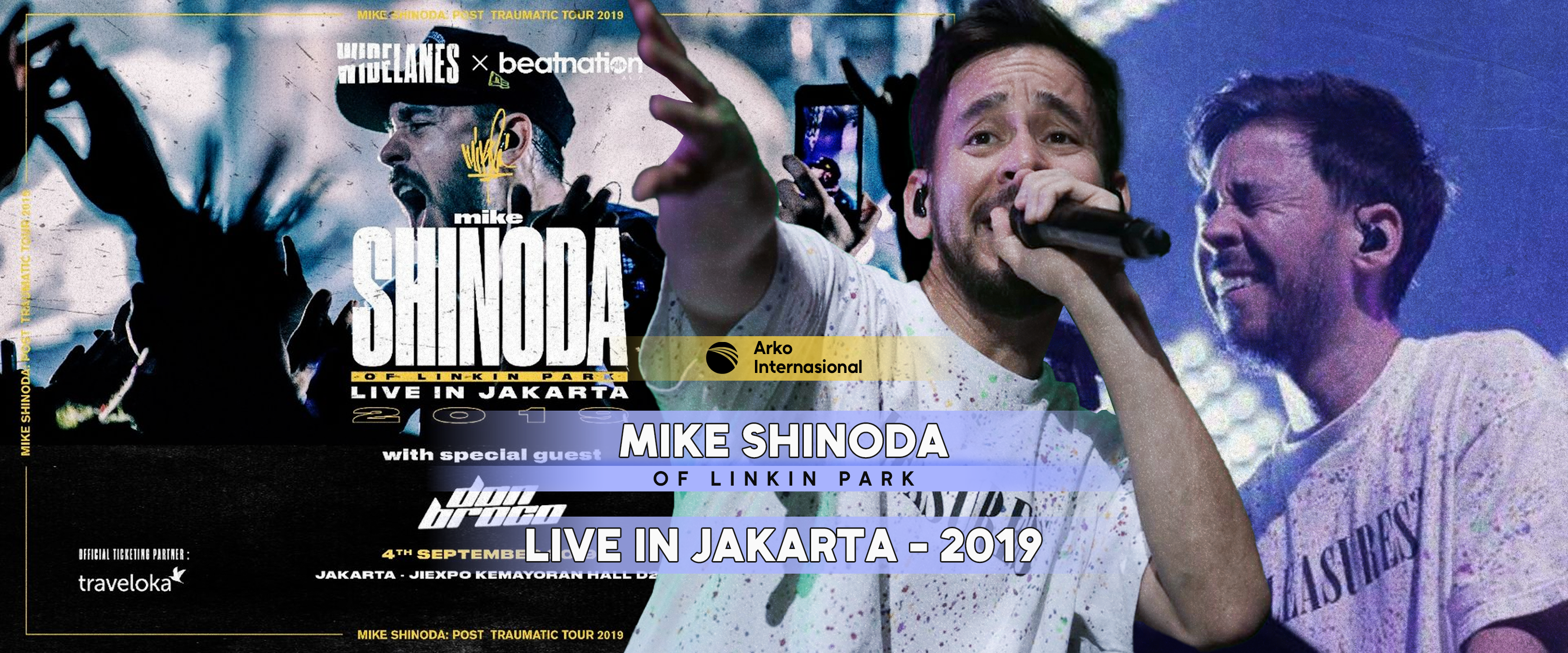 MIKE SHINODA OF LINKIN PARK - 2019 JAKARTA